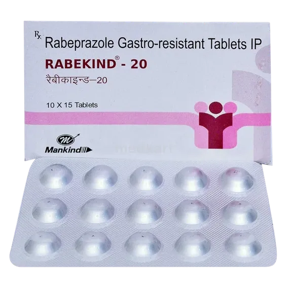rabekind 20mg tablet 15's